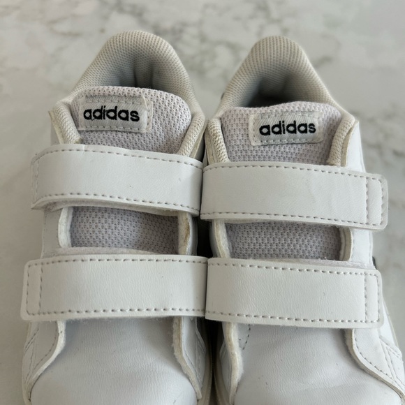 Adidas Kids Grand Court 2.0 Sneakers - White and Black - Picture 4 of 7